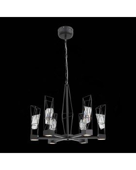 SL815.303.06 Люстра подвесная ST-Luce Серый графит/Серый графит, Прозрачный LED 6*8W 4000K PROGETTO-foto9