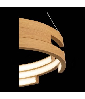 SL963.703.01 Люстра подвесная ST-Luce Светлое дерево/Светлое дерево, Белый LED 1*45W 4000K GENUINE-foto8