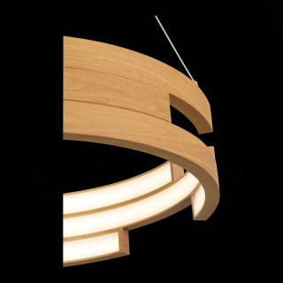 SL963.703.01 Люстра подвесная ST-Luce Светлое дерево/Светлое дерево, Белый LED 1*45W 4000K GENUINE-foto8