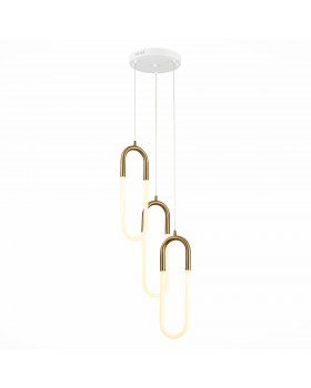 SL1579.303.03 Светильник подвесной ST-Luce Латунь/Латунь, Белый LED 3*14W 3000K MOFISTO