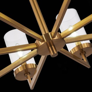 SL1171.303.08 Люстра подвесная ST-Luce Латунь/Прозрачный E14 8*40W MASINE-foto6