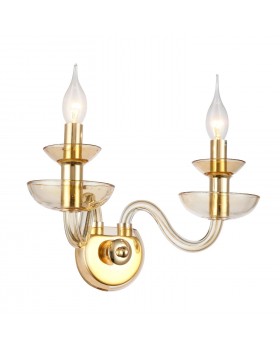 SL1758.201.02 Светильник настенный ST-Luce Золотистый, Шампань E14 2*40W CENELA-foto2