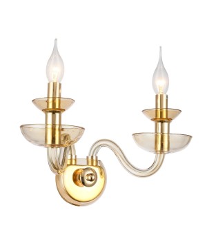 SL1758.201.02 Светильник настенный ST-Luce Золотистый, Шампань E14 2*40W CENELA-foto2