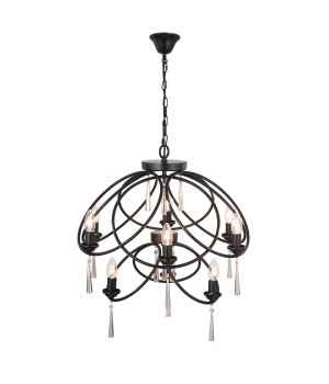 SL335.303.09 Люстра подвесная ST-Luce Коричневая бронза E14 9*60W ANEVITA-foto2