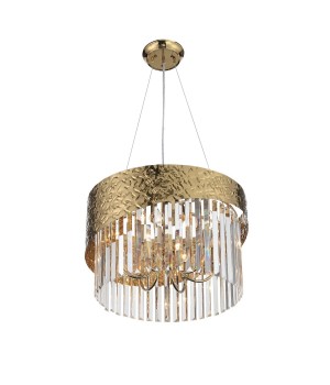 SL1100.303.06 Люстра подвесная ST-Luce Античная латунь/Античная латунь, Прозрачный E14 6*60W TEFINA-foto2