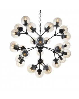 SL549.413.30 Люстра подвесная ST-Luce Черный/Янтарный E27 30*40W (из 2-х коробок) STAMPO-foto2