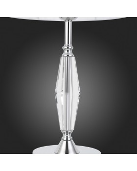 SL1756.104.01 Прикроватная лампа ST-Luce Хром/Светло-серый E14 1*40W BELLO-foto3