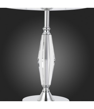 SL1756.104.01 Прикроватная лампа ST-Luce Хром/Светло-серый E14 1*40W BELLO-foto3