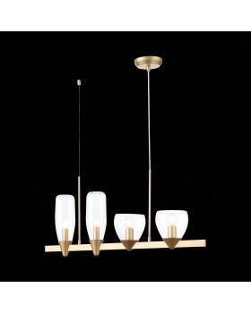 SL1119.203.04 Светильник подвесной ST-Luce Золотистый/Прозрачный E14 4*40W TENERESA-foto4