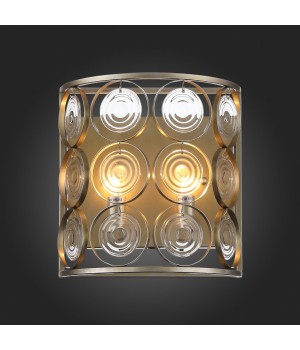 SL1105.201.02 Светильник настенный ST-Luce Золотистый с патиной/Золотистый, Прозрачный E14 2*60W SERANDA-foto8