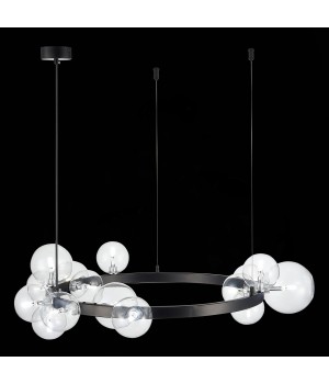 SL1165.402.15 Светильник подвесной ST-Luce Черный/Прозрачный G4 15*5W NECTON-foto7