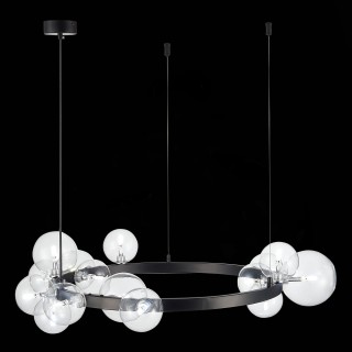 SL1165.402.15 Светильник подвесной ST-Luce Черный/Прозрачный G4 15*5W NECTON-foto7