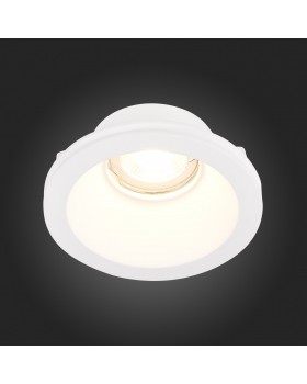 ST254.308.01 Св-к встр. из гипса белый GU10 1*50W IP20 D120xH50 180-240V Без ламп ST252–254 GYPSUM-foto3