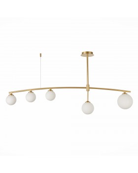 SL1208.302.05 Светильник потолочный ST-Luce Золотистый/Белый G9 5*5W SEMBRARE-foto2