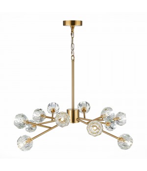 SL1166.303.12 Светильник подвесной ST-Luce Латунь/Прозрачный G9 LED 12*5W ROMANO-foto11