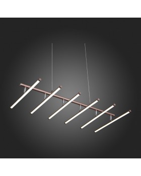 SLD003.303.06 Люстра подвесная ST-Luce Кофейный/Белый LED 6*8W 4000K PIACOD-foto5