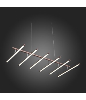 SLD003.303.06 Люстра подвесная ST-Luce Кофейный/Белый LED 6*8W 4000K PIACOD-foto5