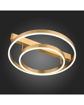 SL944.202.02 Люстра потолочная ST-Luce Анодированный золотой/Белый LED 1*34W 3000K-6000K ONZE-foto5