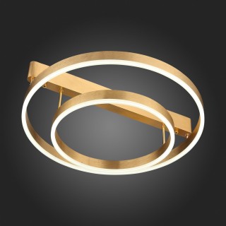 SL944.202.02 Люстра потолочная ST-Luce Анодированный золотой/Белый LED 1*34W 3000K-6000K ONZE-foto5