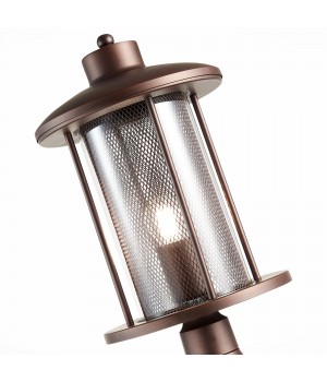 SL080.415.01 Светильник уличный наземный ST-Luce Темный кофе/Прозрачный, Темный кофе E27 1*60W LASTERO-foto3