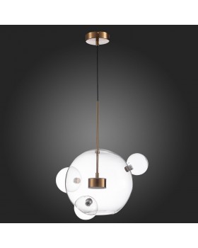 SL1133.203.01 Светильник подвесной ST-Luce Латунь/Прозрачный LED 1*14W 3000K BOPONE-foto8