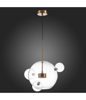 SL1133.203.01 Светильник подвесной ST-Luce Латунь/Прозрачный LED 1*14W 3000K BOPONE-foto8