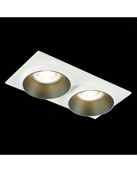 ST206.528.02 Св-к встр. Белый GU10 2*50W IP20 L175xW92xH38 220V Без ламп CHOMIA-foto6