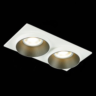 ST206.528.02 Св-к встр. Белый GU10 2*50W  IP20 L175xW92xH38 220V Без ламп CHOMIA-foto6