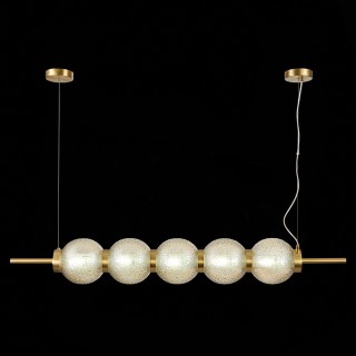 SL1155.303.05 Светильник подвесной ST-Luce Латунь/Коньячный E14 5*40W MARENA-foto4