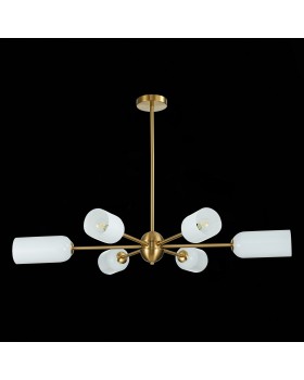 SL1180.202.06 Люстра потолочная ST-Luce Золотистый/Белый E14 6*40W TREVISO-foto8
