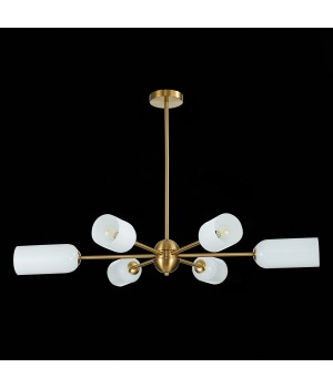 SL1180.202.06 Люстра потолочная ST-Luce Золотистый/Белый E14 6*40W TREVISO-foto8