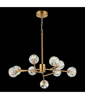 SL1166.303.09 Светильник подвесной ST-Luce Латунь/Прозрачный G9 LED 9*5W ROMANO-foto8