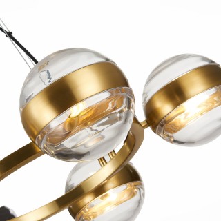 SL1156.303.05 Светильник подвесной ST-Luce Латунь/Прозрачный G9 5*5W BALA-foto3