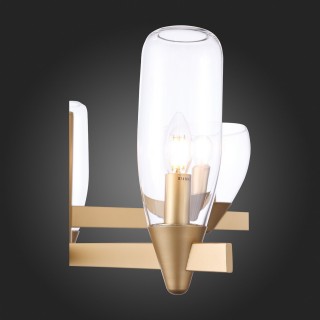 SL1119.203.05 Светильник подвесной ST-Luce Золотистый/Прозрачный E14 5*40W TENERESA-foto3