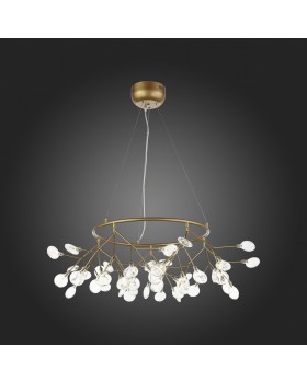 SL411.233.45 Люстра подвесная ST-Luce Золотистый/Прозрачный G4 45*1,5W RICCARDO-foto5