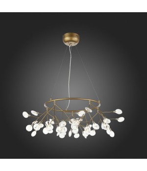 SL411.233.45 Люстра подвесная ST-Luce Золотистый/Прозрачный G4 45*1,5W RICCARDO-foto5