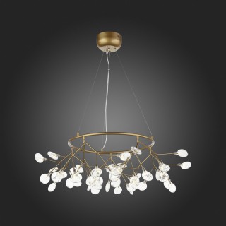 SL411.233.45 Люстра подвесная ST-Luce Золотистый/Прозрачный G4 45*1,5W RICCARDO-foto5