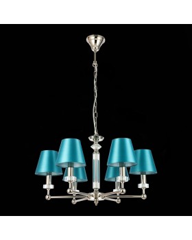 SL1755.173.06 Люстра подвесная ST-Luce Никель/Зеленый E14 6*40W VIORE-foto5