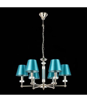 SL1755.173.06 Люстра подвесная ST-Luce Никель/Зеленый E14 6*40W VIORE-foto5