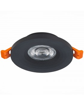 ST205.408.01 Св-к встр. Мат. черный GU10 1*50W D95xH27 220V Без ламп GERA-foto2