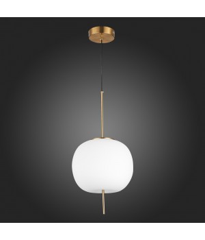 SL1621.213.01 Подвес ST-Luce Золотистый/Белый LED 1*25W 3000K LACUS-foto8