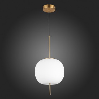 SL1621.213.01 Подвес ST-Luce Золотистый/Белый LED 1*25W 3000K LACUS-foto8