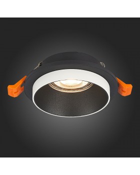 ST206.408.01 Св-к встр. Мат. черный GU10 1*50W D92xH41 220V Без ламп CHOMIA-foto7