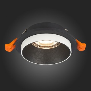 ST206.408.01 Св-к встр. Мат. черный GU10 1*50W  D92xH41 220V Без ламп CHOMIA-foto7