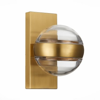 SL1156.301.01 Светильник настенный ST-Luce Латунь/Прозрачный G9 1*5W BALA-foto2