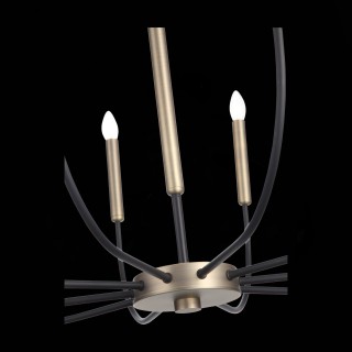 SLD008.423.10 Люстра подвесная ST-Luce Латунь, Черный E14 10*40W LAMDARIO-foto6