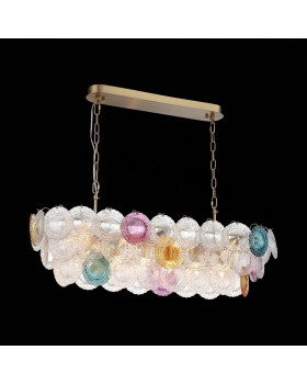 SL420.203.14 Люстра подвесная ST-Luce Золотистый/Разноцветный E14 14*40W CONELI-foto9