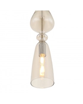 SL373.303.01 Подвес ST-Luce Хром/Янтарный G9 1*5W BRICHERE-foto3