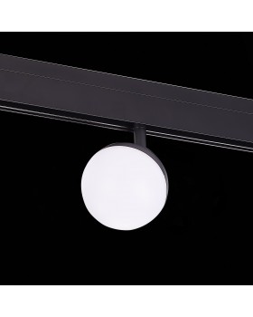 ST358.446.07 Магнитный трековый светильник Черный LED 1*7W 4000K 520Lm Ra>80 120° IP20 L120xW90xH192 48V PIBOLE-foto5