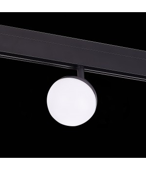 ST358.446.07 Магнитный трековый светильник Черный LED 1*7W 4000K 520Lm Ra>80 120° IP20 L120xW90xH192 48V PIBOLE-foto5